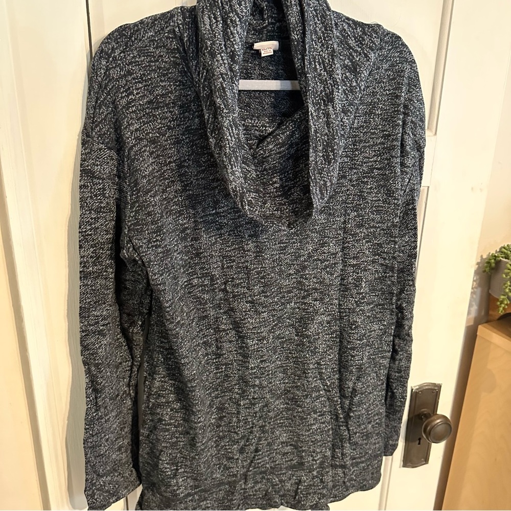 Merona | Heather Gray Cowl-neck Sweatshirt